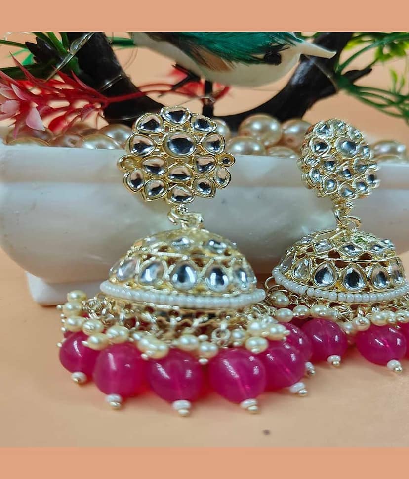 Jiyanshi fashion Multi Color Jhumki Earrings ( Pack of 1 ) view 2