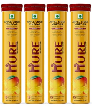 HURE Apple Cider Vinegar ( Pack of 4 )