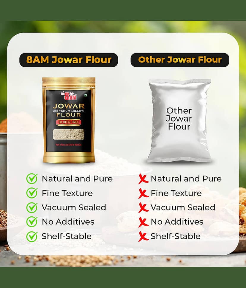 8AM Gluten Free Jowar Flour 980 gm view 5
