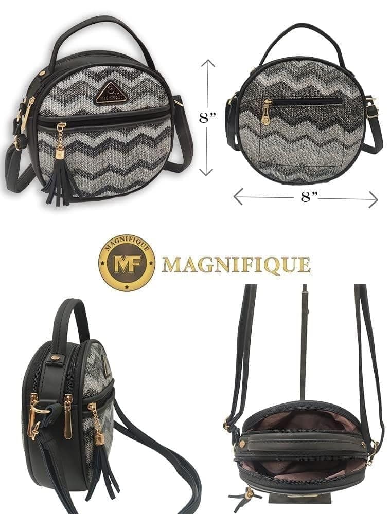 Magnifique Polyurethane ?Women's Hand/Sling/Side Bag/Purse? (Free Size_Black) view 3