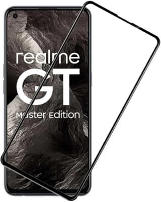 PLUGTECH Advanced Tempered Glass With Anti-Explosion 9H Hardness Edge-To-Edge Coverage Screen Guard for Realme GT MASTER