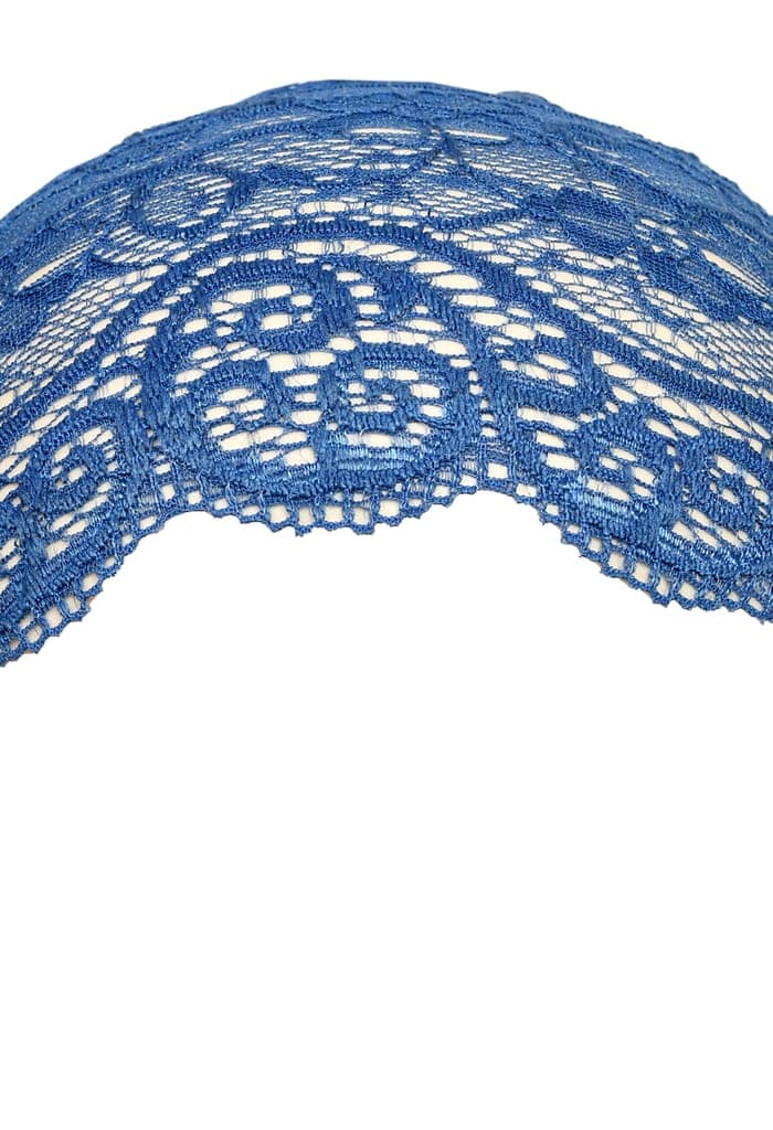Girls and Womens Hijab Cap Hijab Headband, Under Hijab Scarf Blue and White Naqab Head Scarf (2 pcs) view 5