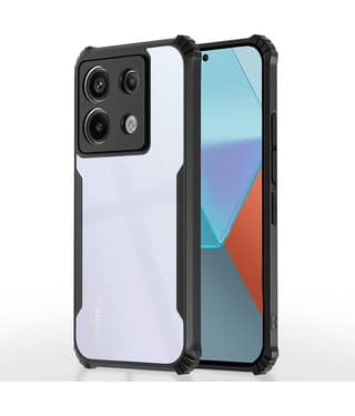 ZAMN Hybrid Covers Compatible For Polycarbonate Redmi Note 13 Pro 5G ( )