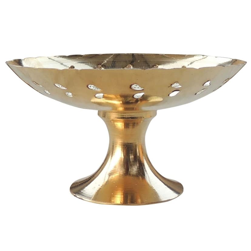 Brass Pan Jali Bata Bowl No. 7 (ZMAS228 D) view 2