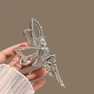 Elegant Fairy Butterfly Metal Hair Claw