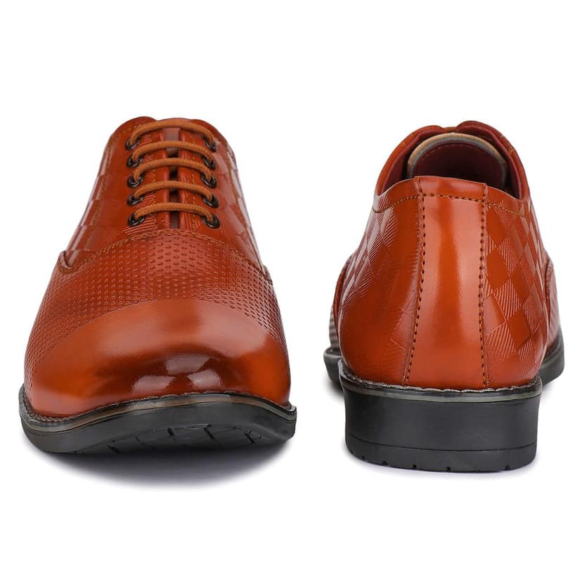 Bersache men Comfortable stylish trending formal shoe Derby For Men's view 3