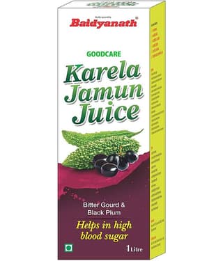 Baidyanath Karela Jamun Juice Liquid 1 l Pack Of 1