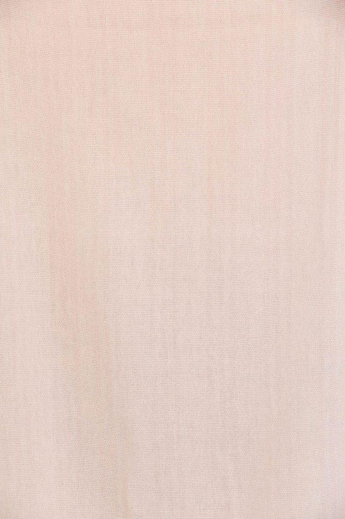 Creole-Pink Scarf from Nepal with Woven Stripes view 4