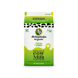 Akshayakalpa Organic Cow Milk Pasteurized & Homogenized-500 ml