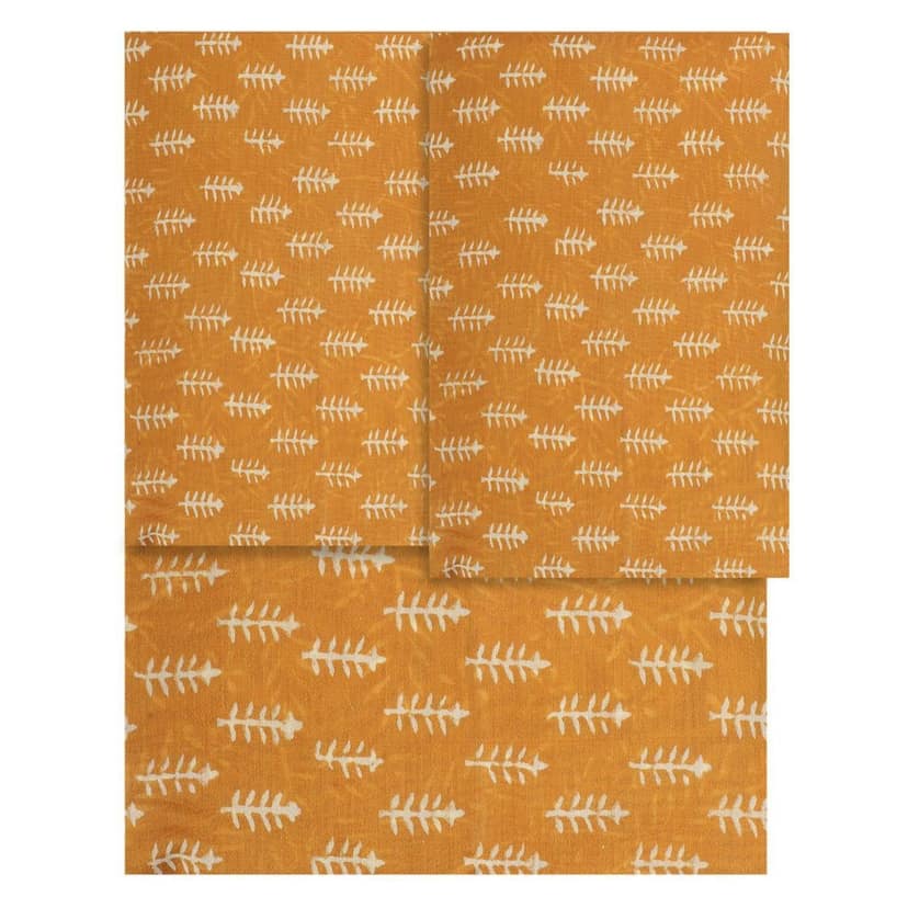 HANDLOOM CHANDERI 03 PCS DABU PRINTED SUIT (SKU - 1RDS01270221 Suit 42) view 4