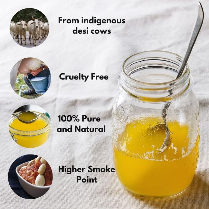 A2 Desi Cow Ghee view 3