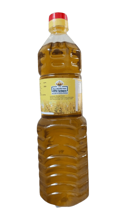 Cold Pressed & Kachi Ghani Mustard Oil - 1Ltr view 3