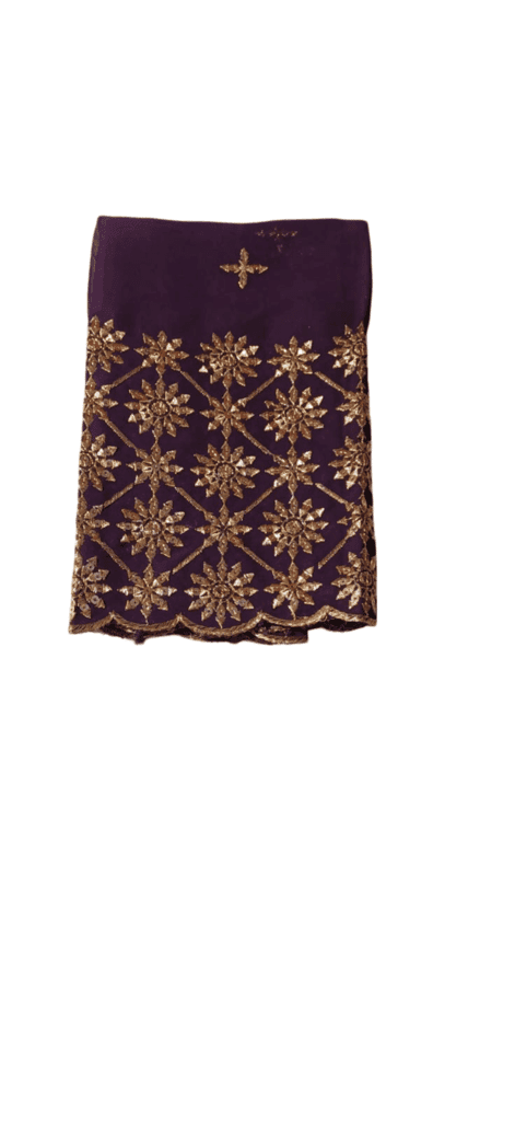 Georgette Saree With Blouse Piece And Heavy Embroidery Work Saree view 2