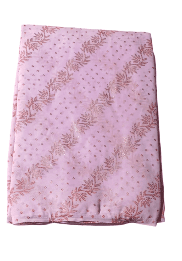 Georgette Saree With Blouse Piece And Heavy Embroidery Work Saree view 3