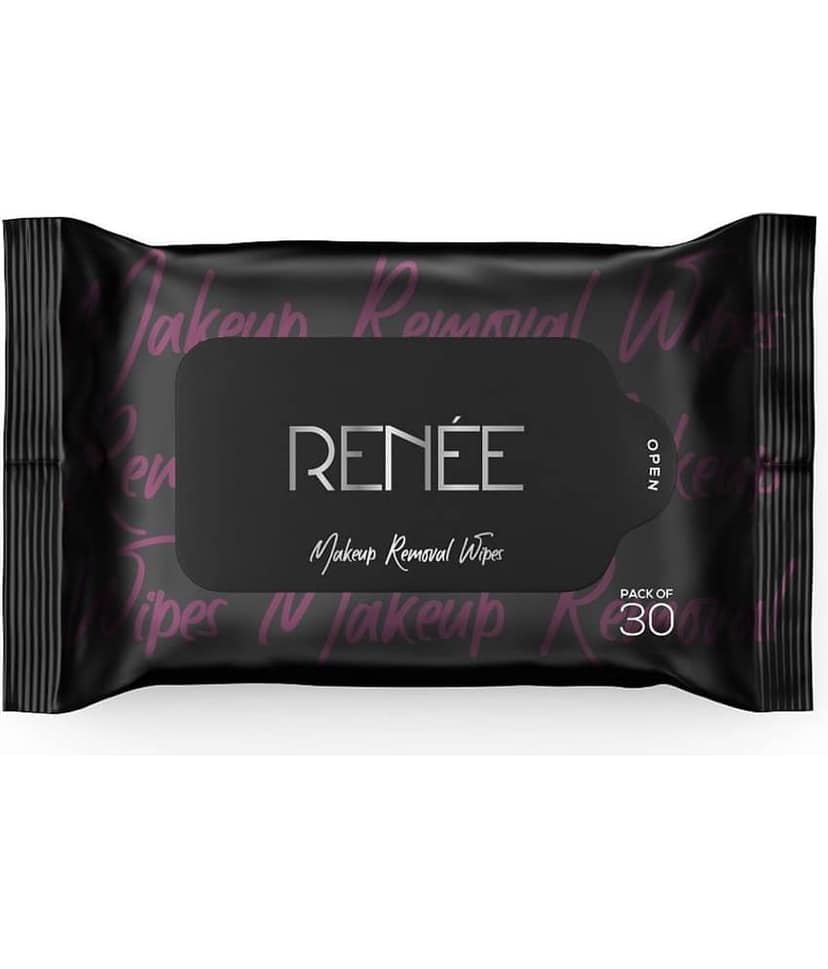 RENEE Makeup Removal Wipes 30 Wipes | Gentle, Hydrating & Travel-Friendly