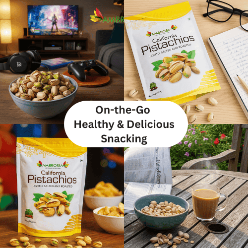 Ambrosia California Roasted & Salted Pistachios 250 g view 6