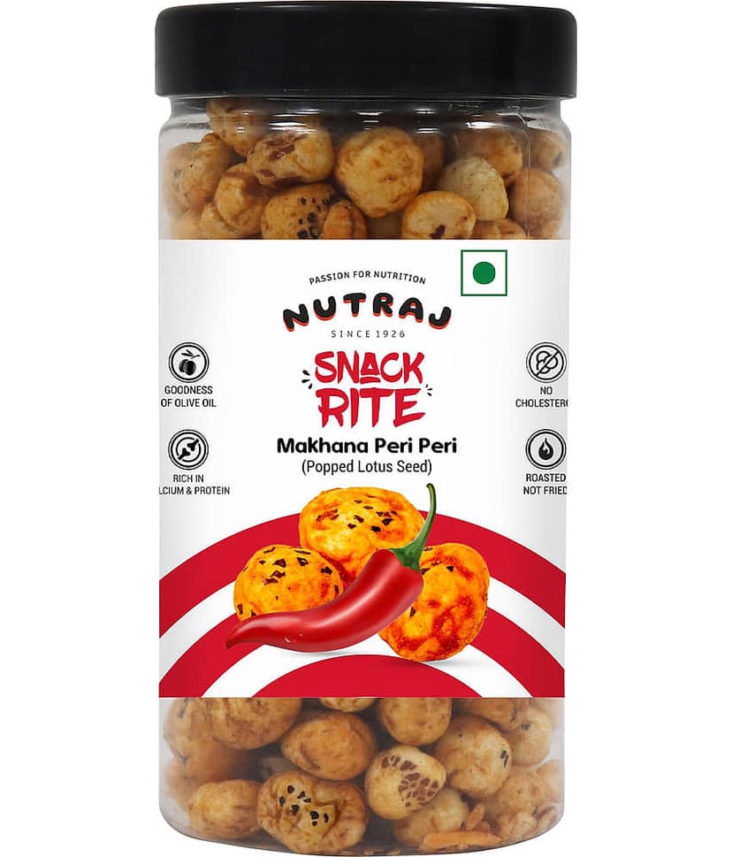 Nutraj Snackrite Roasted Makhana Peri Peri 70 g (Pack of 2), Roasted Foxnut) view 2