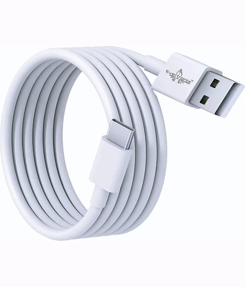 evertronix White 5 A Type C Cable 1 Meter
