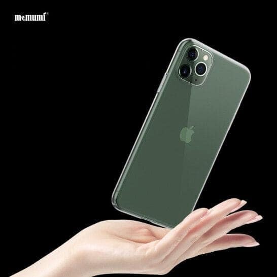 Memumi Brilliant Series Thin Fit Hard Back Cover for Apple 11 Pro Transparent White (5.8") view 5