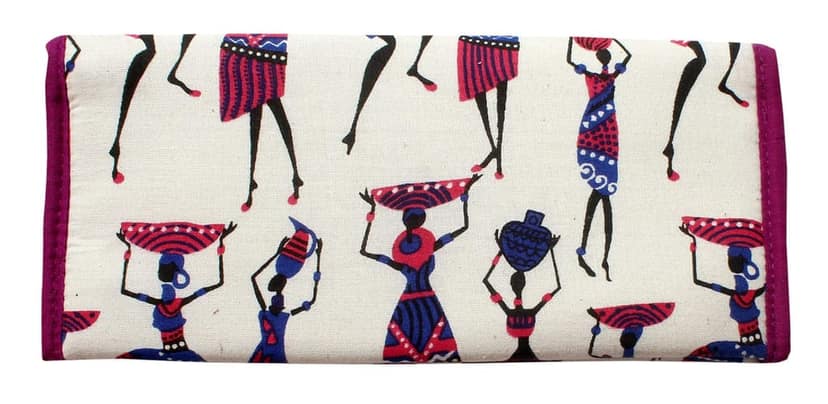 Mandhania Handcrafted Warli Print Women Wallet|Clutch|Ladies Purse Pack 2 view 3