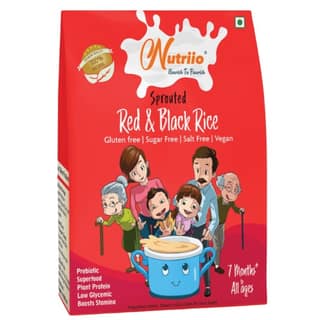 Nutriio - Sprouted Red & Black Rice Mix 250 Gms (Pack of 2)