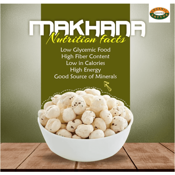 Organic Sattva Yummy Pops Roasted & Flavoured Makhana (Fox nut) / Lotus Seeds | Rich in Fiber | Healthy and Puffed Snacks ( Mumbai Chat,Indian Spices,Spanish Tomato Flavours) Combo Pack - (25g Pack of 3) - 75 gm view 3