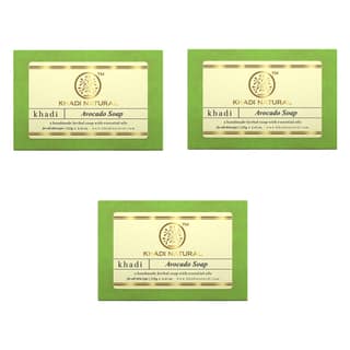 Khadi Natural Herbal Avocado Soap Combo Pack Of 3 – 125gm Each