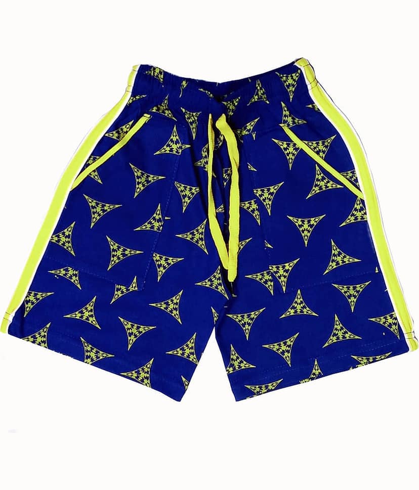 atlans Pack of 3 Cotton Blend Shorts For Boys ( Royal Blue ) view 2