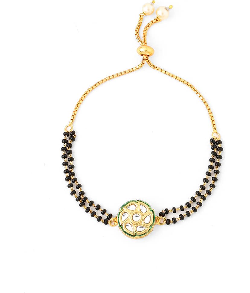 VIRAASI - Gold Bracelet ( Pack of 1 ) view 2