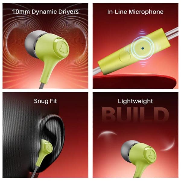 boAt Bassheads 95 Wired Earphones view 5