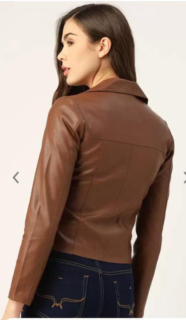 Women Leather Jacket view 3