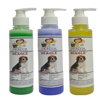SWACCH Premium Shampoo for Beagle (200ML)(Combo Pack of 3) NEEM ALOVERA, Lavender & Lemon
