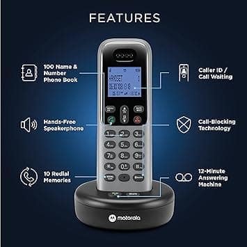 Motorola Voice T603 Digital Cordless Telephone 3 Handsets view 4