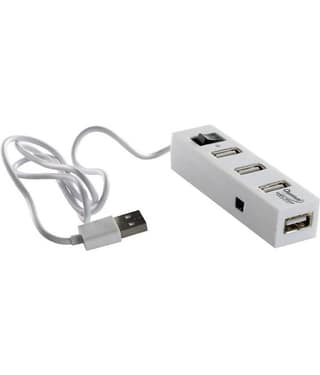 Quantum 4 port USB Hub *On/off button *LED indicator *4 ports
