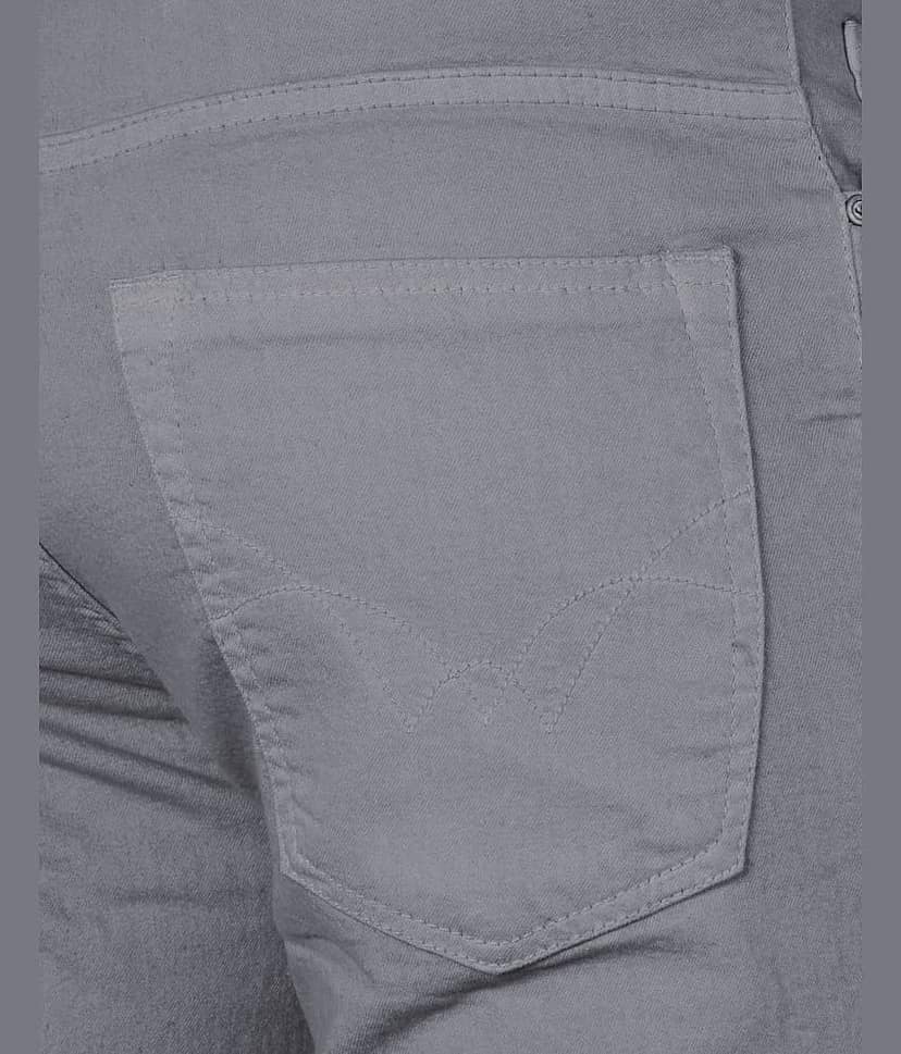 JB JUST BLACK Regular Fit Cuffed Hem Men's Jeans - Grey ( Pack of 1 ) view 2