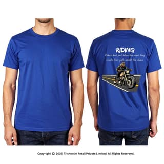 Trishoolin Retail T Shirt | Design 10151MB | Printed Round Neck Cotton T-Shirt | Regular Fit