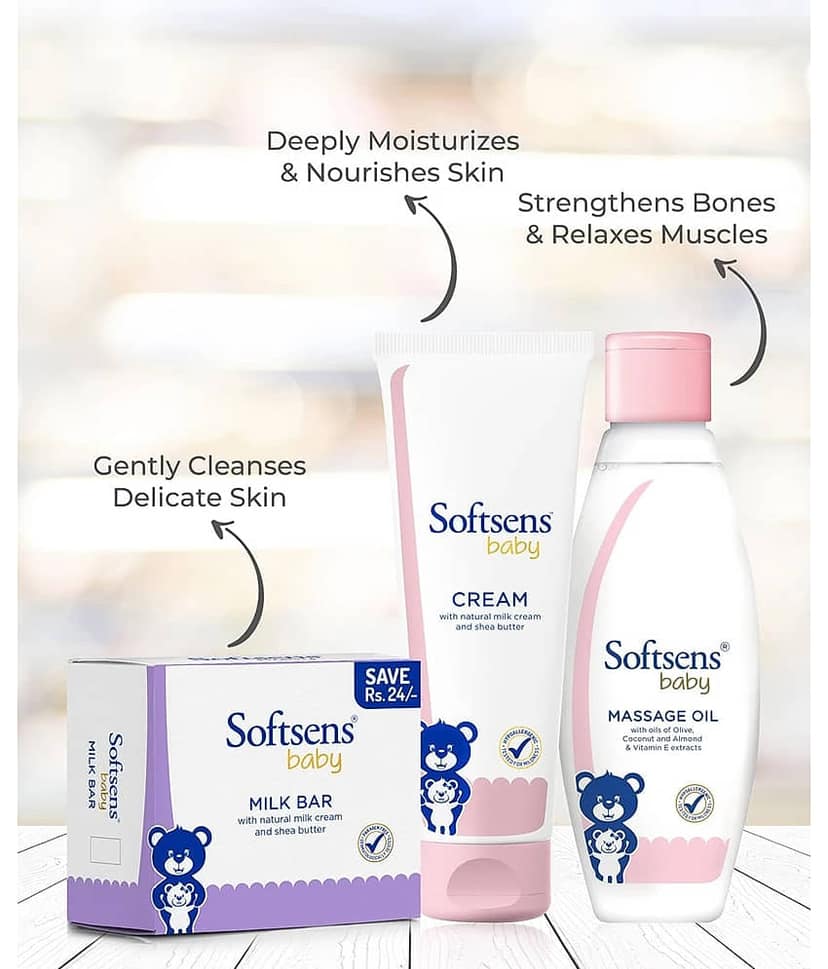 Softsens Baby Skin Hydrating Essentials Kit (Pack of 3) view 2