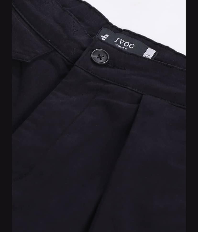 IVOC Cotton Blend Skorts - Black Single view 2