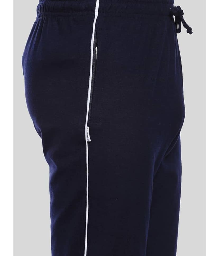 Allocate - Navy Blue Cotton Blend Men's Three-Fourths ( Pack of 1 ) view 2