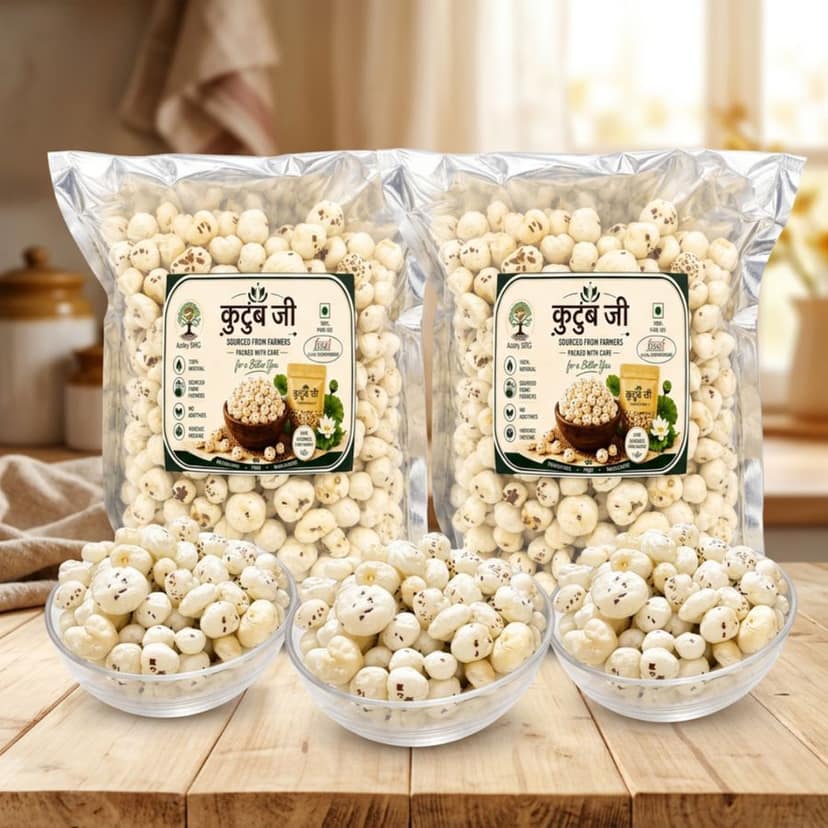 MAKHANA PACK OF 2 - 400 gm view 3