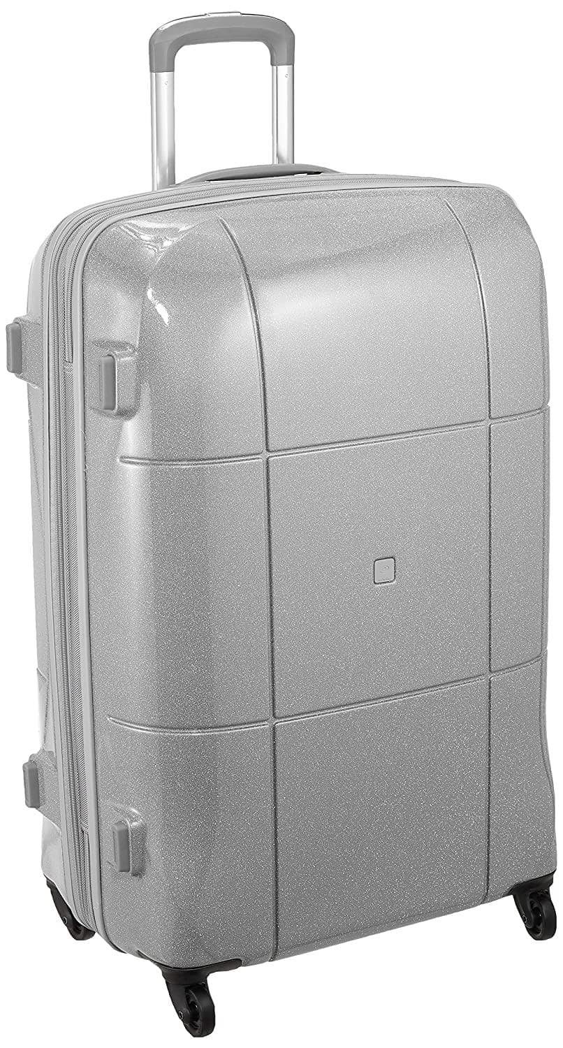 ECHOLAC Polycarbonate 15 inch 69 cms Silver Hardsided Check-in Luggage (PC080SP)
