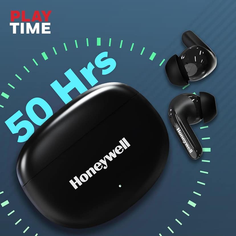 Honeywell Suono P2100 Bluetooth TWS Earbuds - black view 4