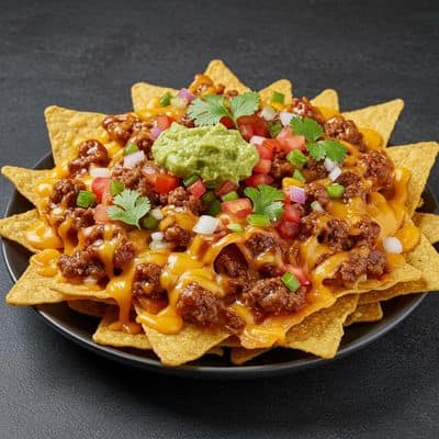 Fully Loaded Nachos (Non-Veg)