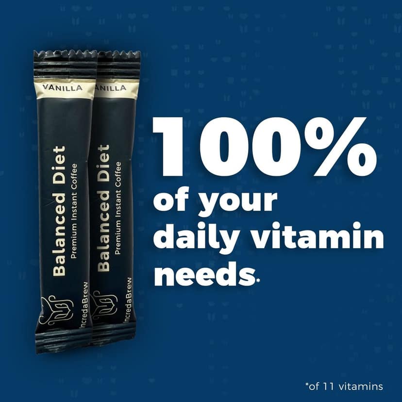 Vanilla Wellness Instant Coffee + Free Frother view 4