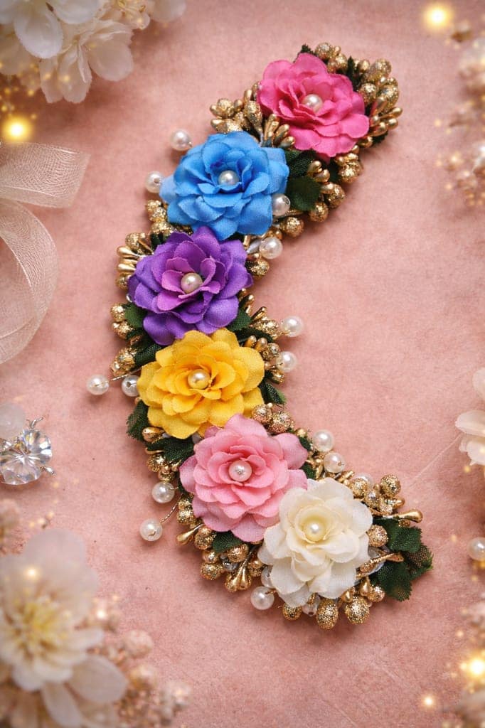 Mix Colour Hair Brooch view 3