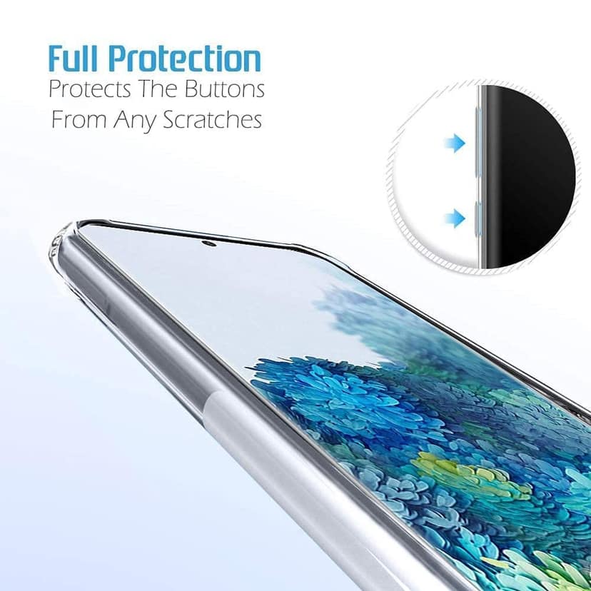 Faircost for Samsung Galaxy S20 Plus Back Cover Shockproof (Silicon| Transparent) view 7