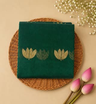 Handloom Chanderi Cotton By Silk Saree