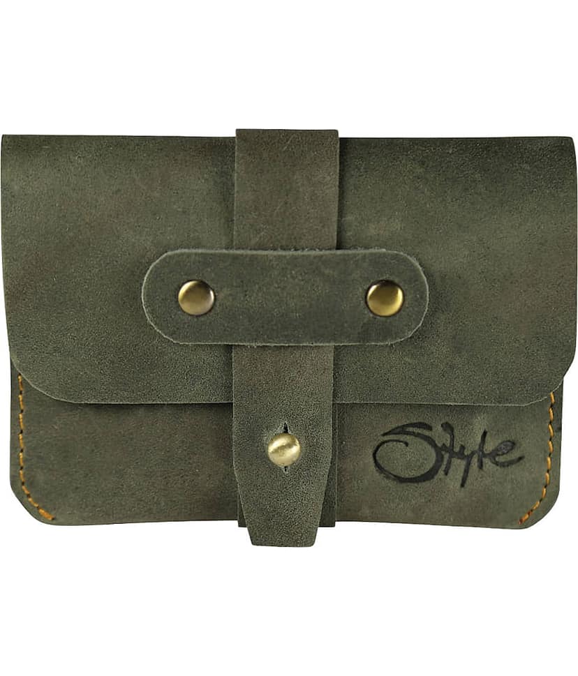 STYLE SHOES Button Green Long Card Holder view 2