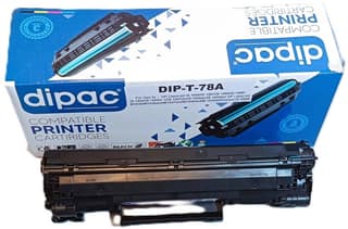 dipac 78A Laser Toner Cartridge Compatible for HP LaserJet P1566, P1606dn, M1536dnf, M1537dnf and Canon iC D520 Printers, Black, with 1-Year Warranty (dipac DIP-T-78A)
