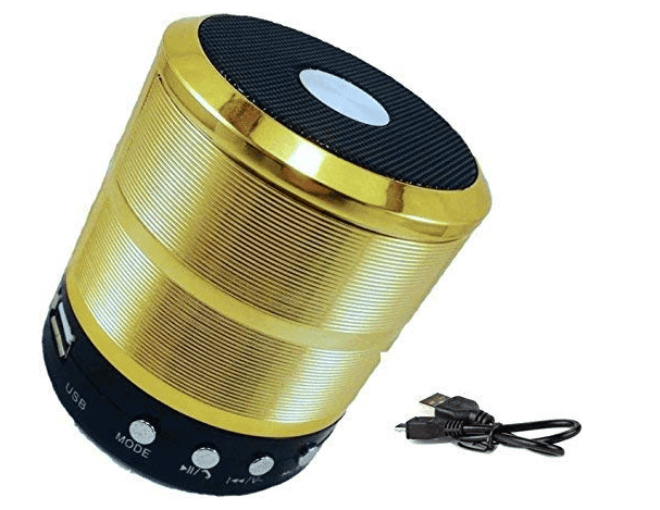 Mini Bluetooth Speaker with FM Radio, USB Pen Drive Slot and Memory Card Slot, AUX Input view 5